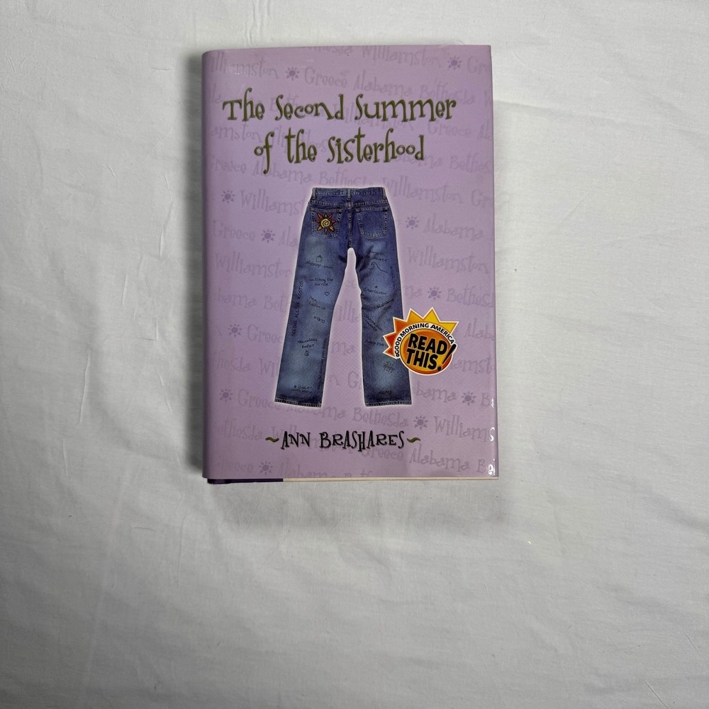 Delacorte Press The Second Summer of the Sisterhood YA Book Purple Hardcover